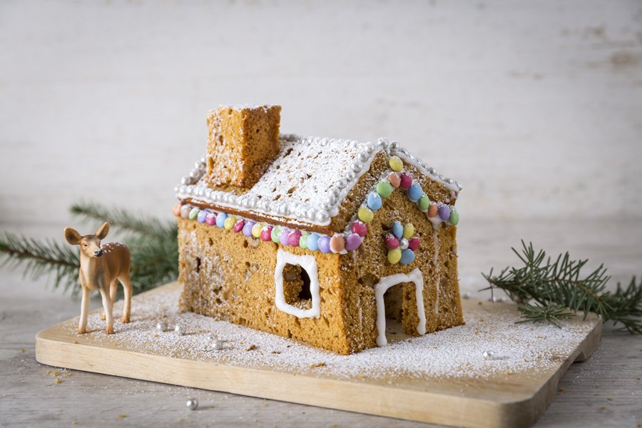 start vrijdagavondvergadering: peperkoekenhuisjes